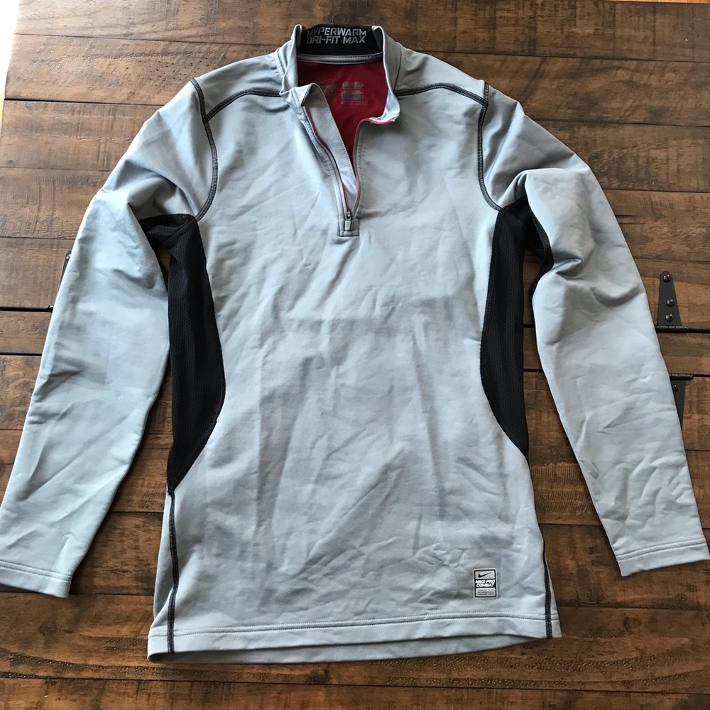 Nike Pro Hyperwarm Dri-Fit Max Pullover Small Euc - image 1